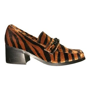 Urban Outfitters Velvet Tiger Loafers